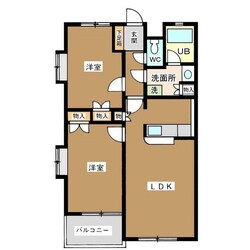 江戸川駅 徒歩3分 1階の物件間取画像